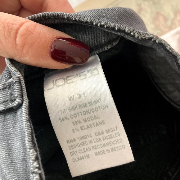 Joe's Jeans Georgina Skinny in Grey - Picture 2 of 5